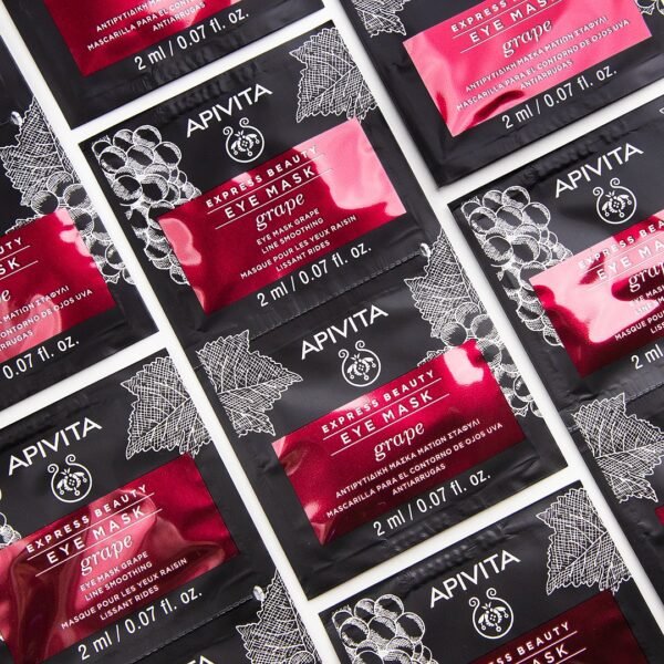 Apivita – Express Beauty Grape Line Smoothing Eye Mask