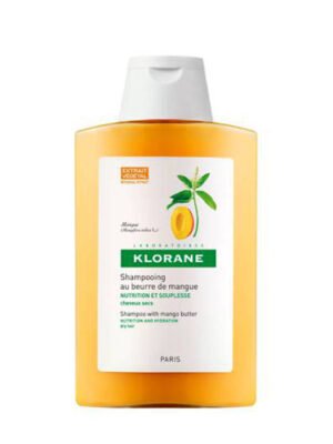 Klorane – Shampo për flokë të thatë dhe të dëmtuar me mango