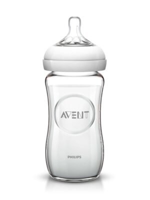 Avent – Shishe qelqi natyrale për bebe 1m+ (240ml)