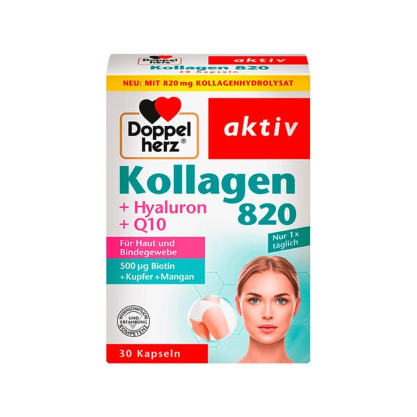 DoppelHerz – Kollagen 820 + Hyaluron + Q10