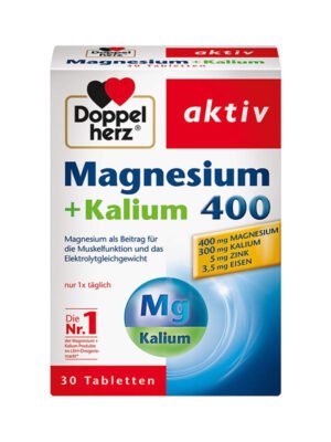 DoppelHerz – Magnesium + Kalium 400