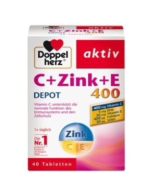 DoppelHerz – Vitamin C + Zink + E 400 Depot