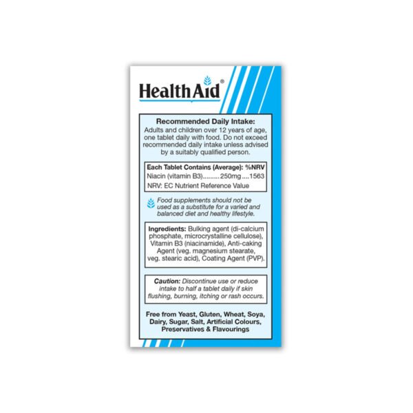 Health Aid – Vitamin B3 250mg