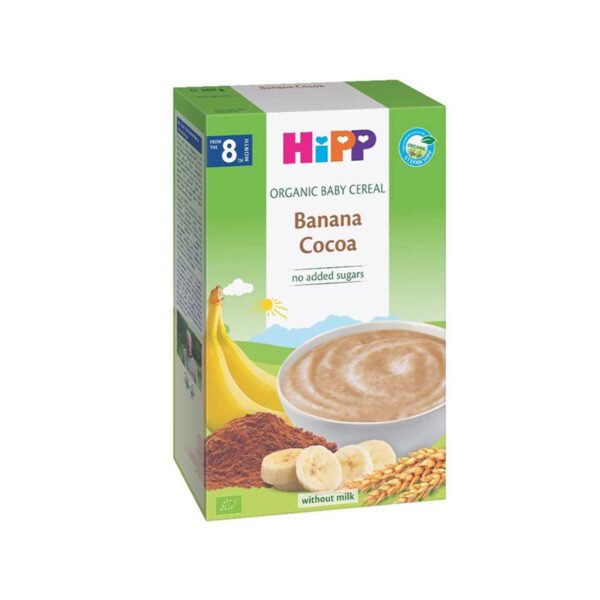 Hipp – Muhalebi Drithëra me Banane dhe Kakao (8m+)