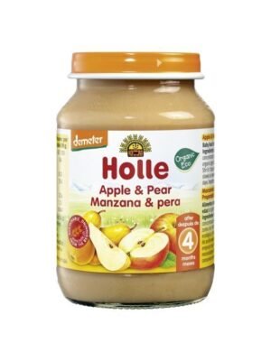 Holle – Pure me mollë dhe dardhë (4m+)