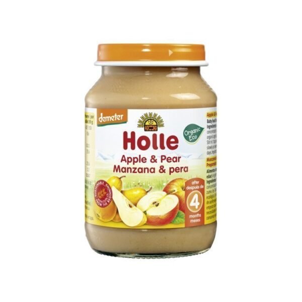 Holle – Pure me mollë dhe dardhë (4m+)