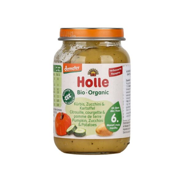 Holle – Pure me patate, kungull dhe kungull të njomë (6m+)