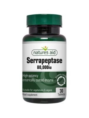 Natures Aid – Serrapeptase 80000UI