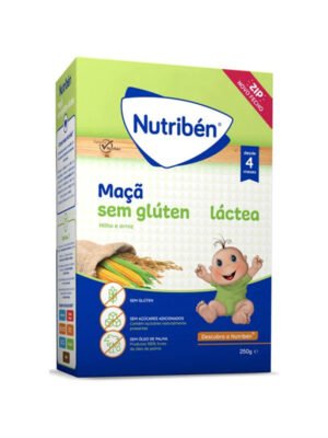 Nutriben – Drithëra me mollë & qumësht pa gluten (4m+)