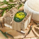 Olivos – Korkut Olive Oil Soap with Wooden Dish