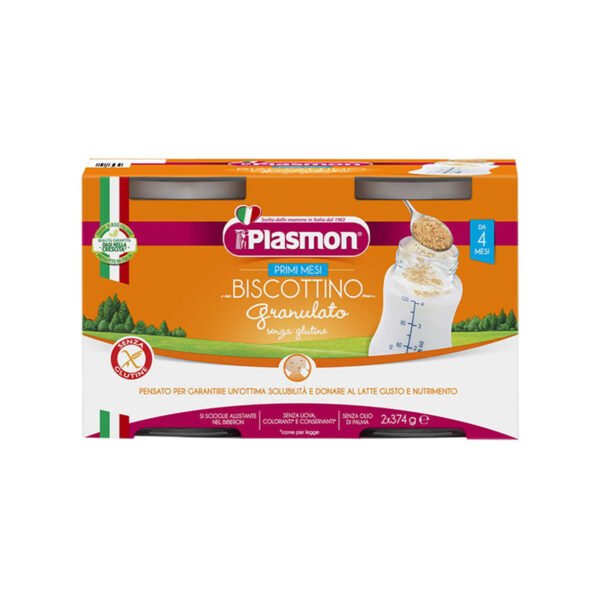 Plasmon – Biscottino Granulato, pa gluten (4m+)