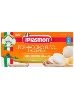 Plasmon – Djathë i shkrirë dhe Mozzarella (4m+)