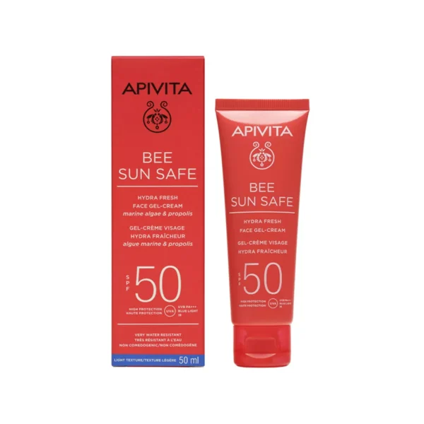 Apivita – Bee Sun Safe Hydra Fresh Face Gel Cream (SPF 50)