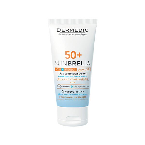 Dermedic – Sunbrella mbrojtës për lëkura mikse – të yndyrshme (SPF 50+)