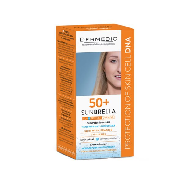 Dermedic – Sunbrella Sun mbrojtje për lëkura kuperoze (SPF 50+)