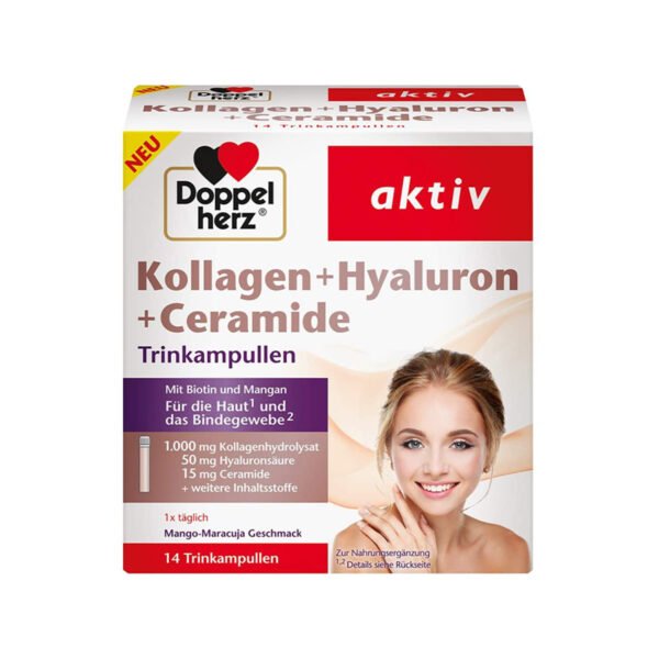 Doppelherz – Collagen + Hyaluron + Ceramide