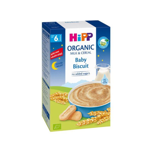 Hipp – Muhalebi nate me drithëra dhe biskota (6m+)