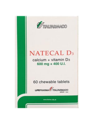 Italfarmaco – Natecal D3 calcium 600mg + vitamin D3 600 400 I.U.