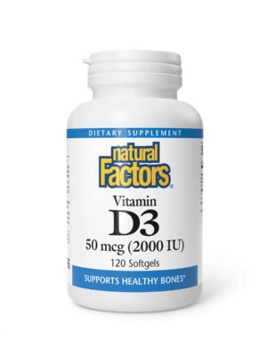 Natural Factors – Vitamin D3 2000IU