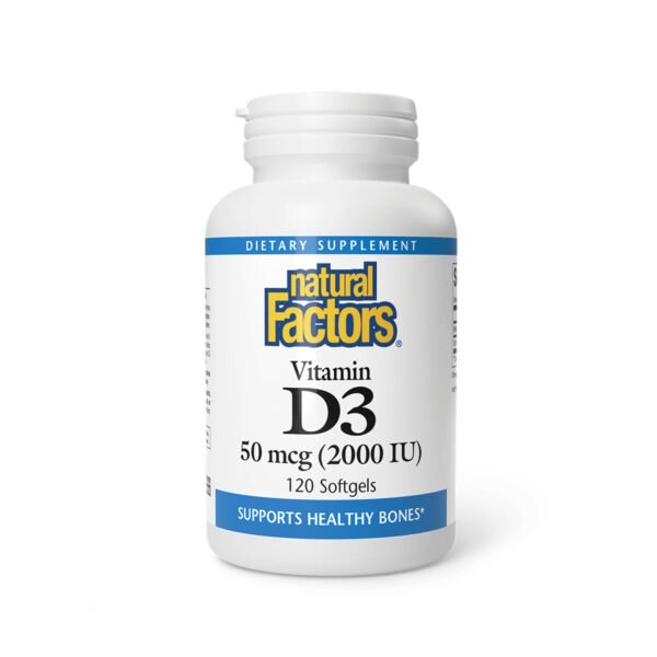 Natural Factors – Vitamin D3 2000IU