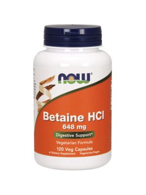 Now – Betaine HCl 648 mg