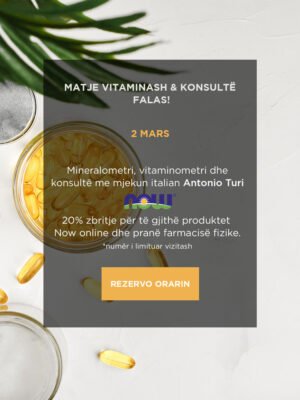 Matje Falas e vitaminave & mineraleve (rezervo orarin)