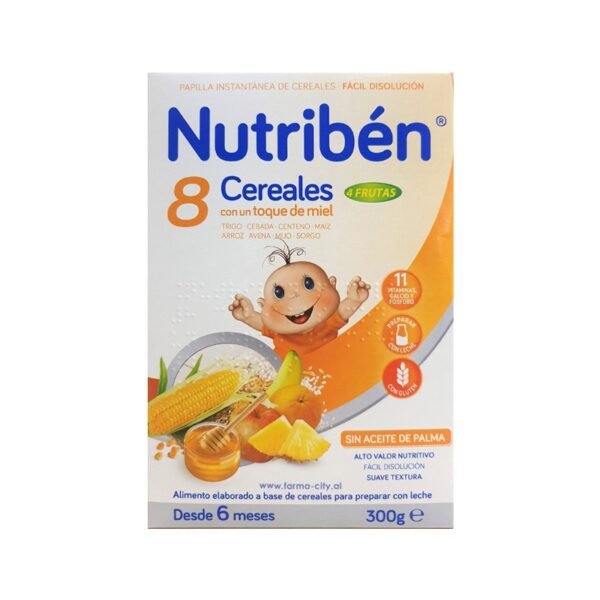 Nutriben – 8 Drithëra me mjaltë & 4 fruta (6m+)