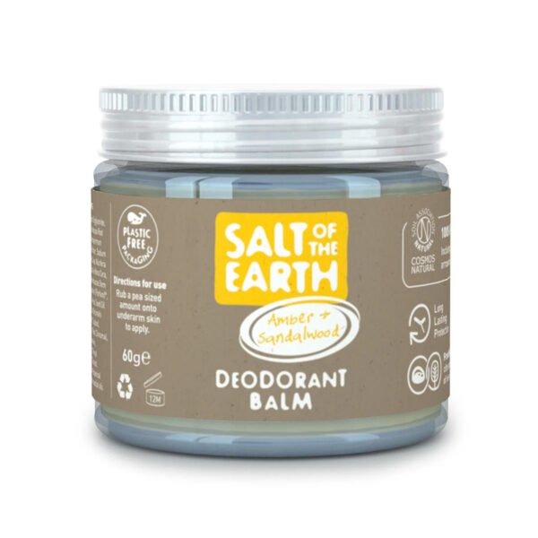 Salt of the Earth – Amber & Sandalwood Natural Deodorant Balm