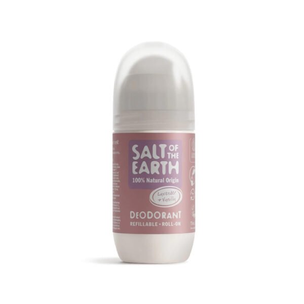 Salt of the Earth – Lavender & Vanilla Natural Refillable Roll-On Deodorant