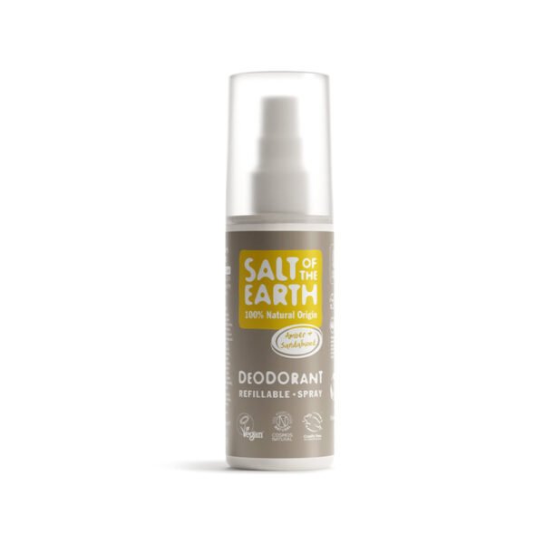 Salt of the Earth – Amber & Sandalwood Natural Deodorant Spray