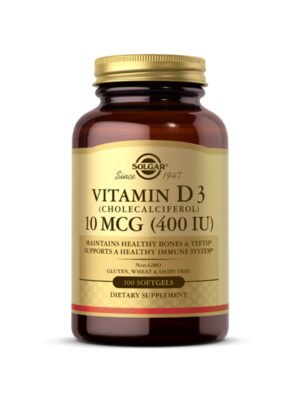 Solgar – Vitamina D3 400IU