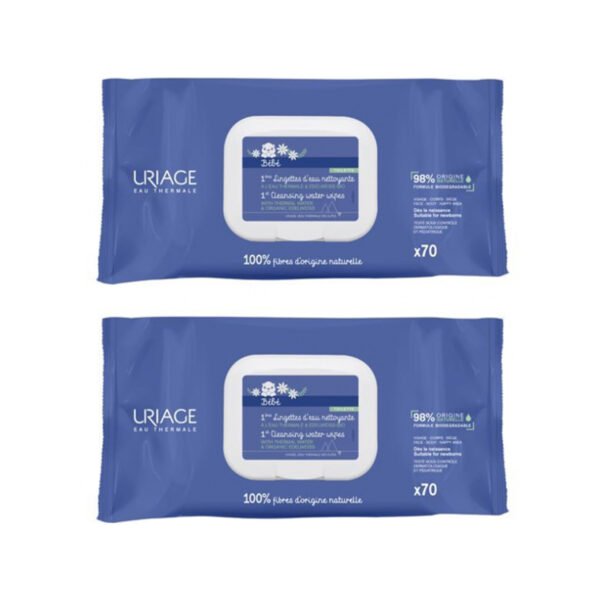 Uriage – Baby 1st Cleansing Wipes Promo Pack