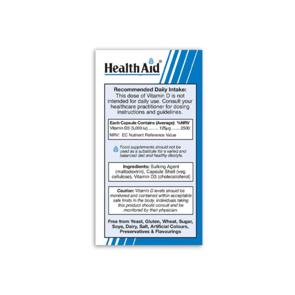 Health Aid – Vitamin D3 5000IU