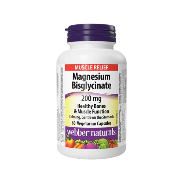 Webber Naturals – Magnesium Bisglycinate 200mg