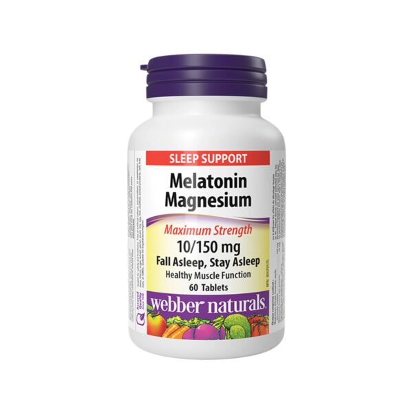 Webber Naturals – Melatonin Magnesium 10mg/150mg