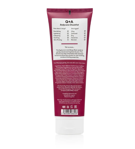 Q+A - Hyaluronic Acid Body Wash