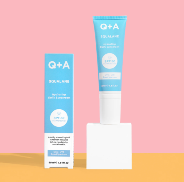 Q+A - Squalane SPF 50 Hydrating Facial Sunscreen