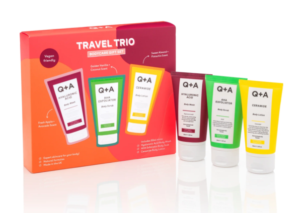 Q+A - Travel Trio Bodycare Set